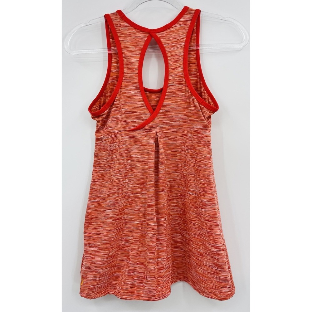 Lucy Tech Keyhole Back Racerback Cinch Workout Tank Size Small Stretch - Picture 6 of 9